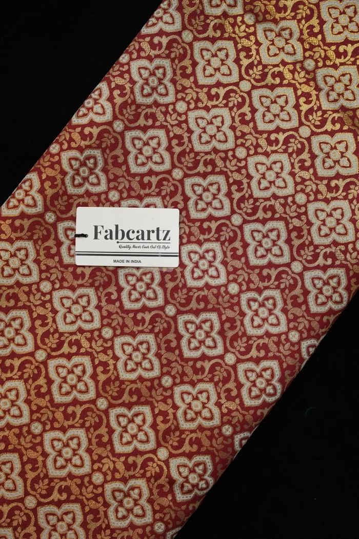 ONLY SHERWANI FABRIC JACQUARD WITH ZARI WORK Tiles - Image 18