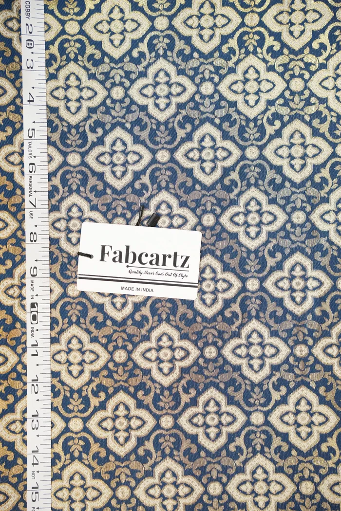 ONLY SHERWANI FABRIC JACQUARD WITH ZARI WORK Tiles - Image 4