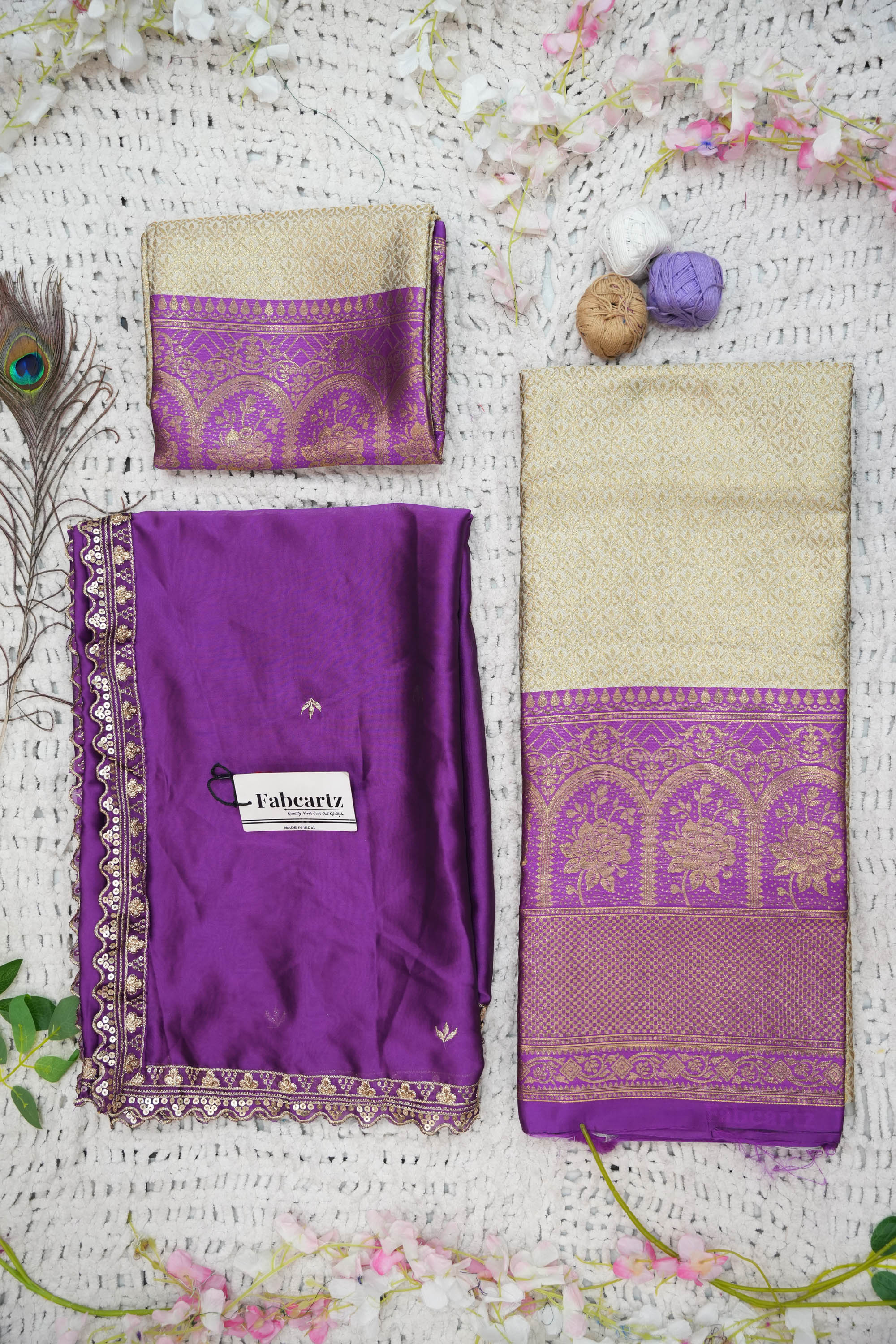Women's Woven Design zari work Half Saree with Embroidered Blouse and Dupatta Oye!!Pattu - Image 88