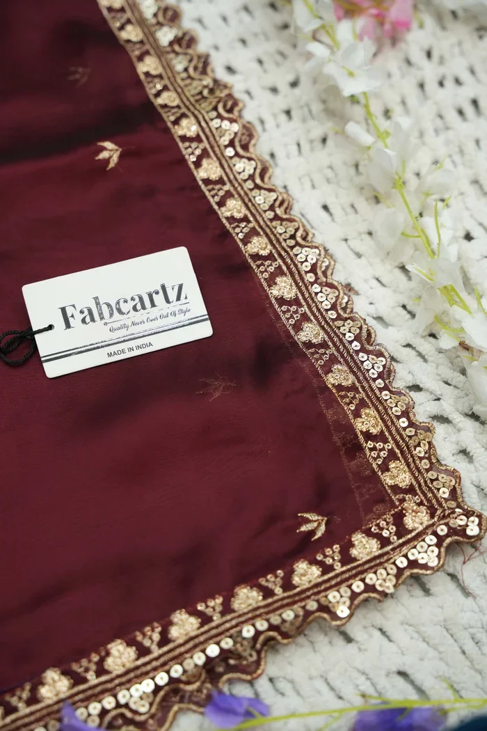 Women's Woven Design zari work Half Saree with Embroidered Blouse and Dupatta Oye!!Pattu - Image 108