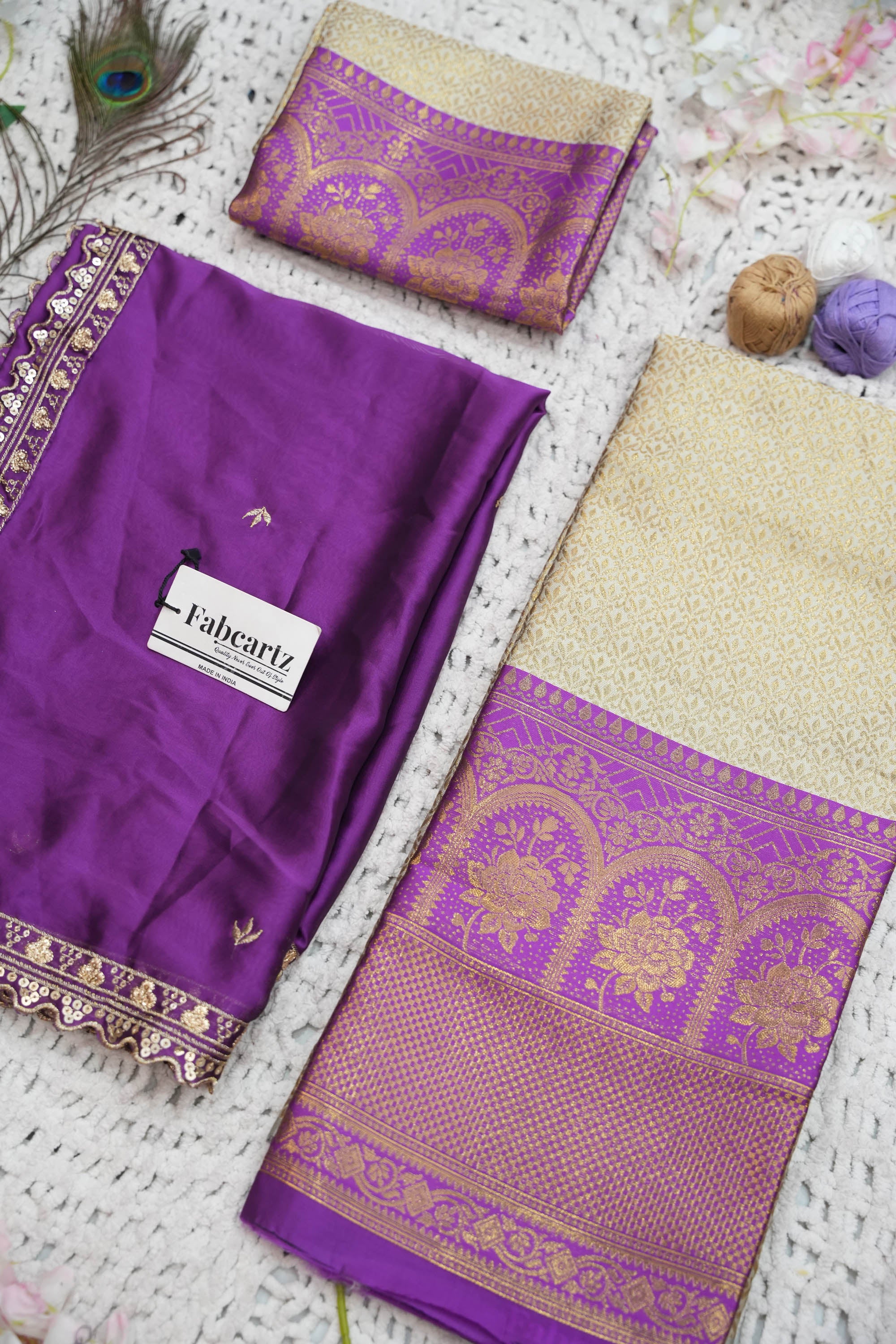 Women's Woven Design zari work Half Saree with Embroidered Blouse and Dupatta Oye!!Pattu - Image 88