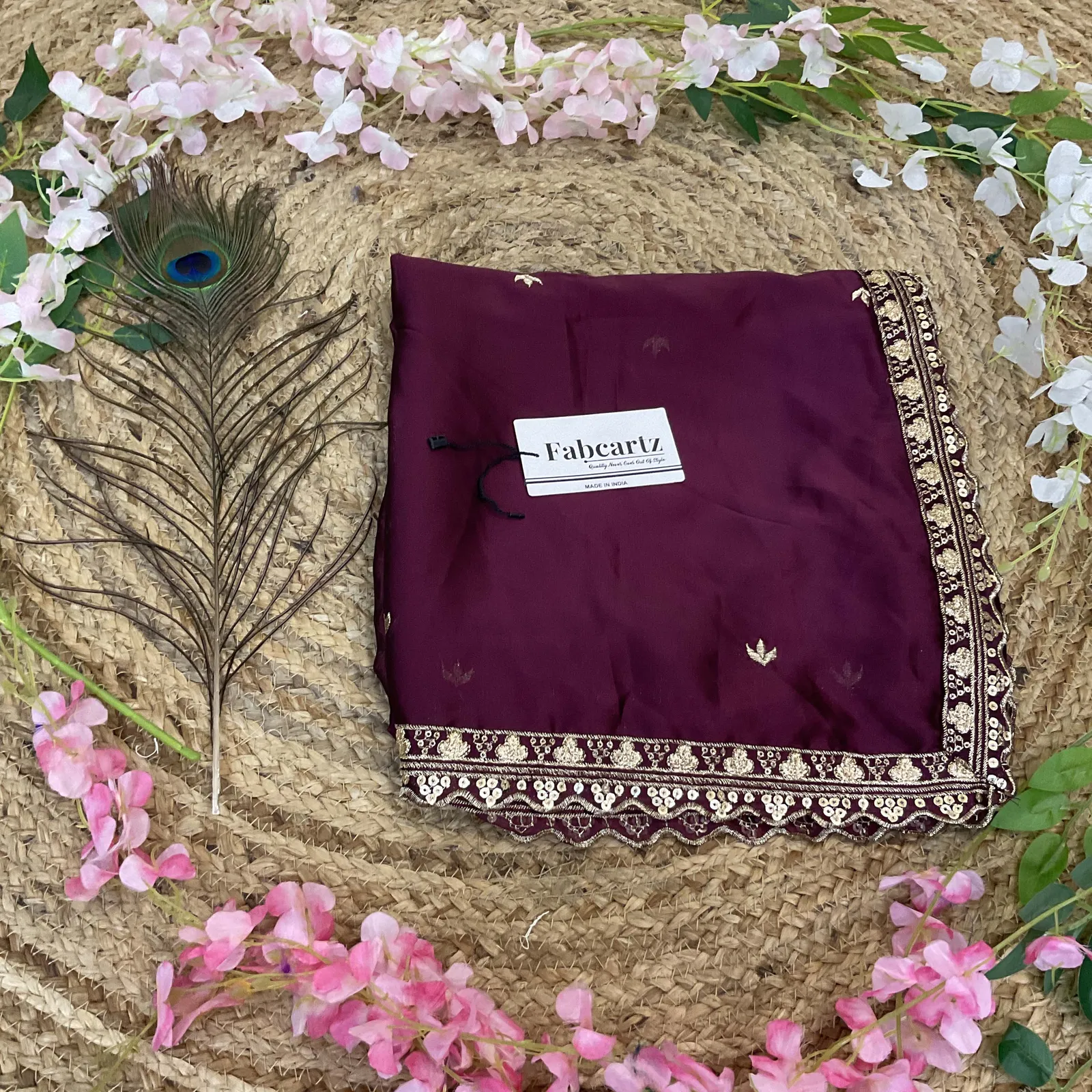 Beautiful Embroidery work Rangoli Dupatta for women | Only Dupatta OyeDup - Image 21