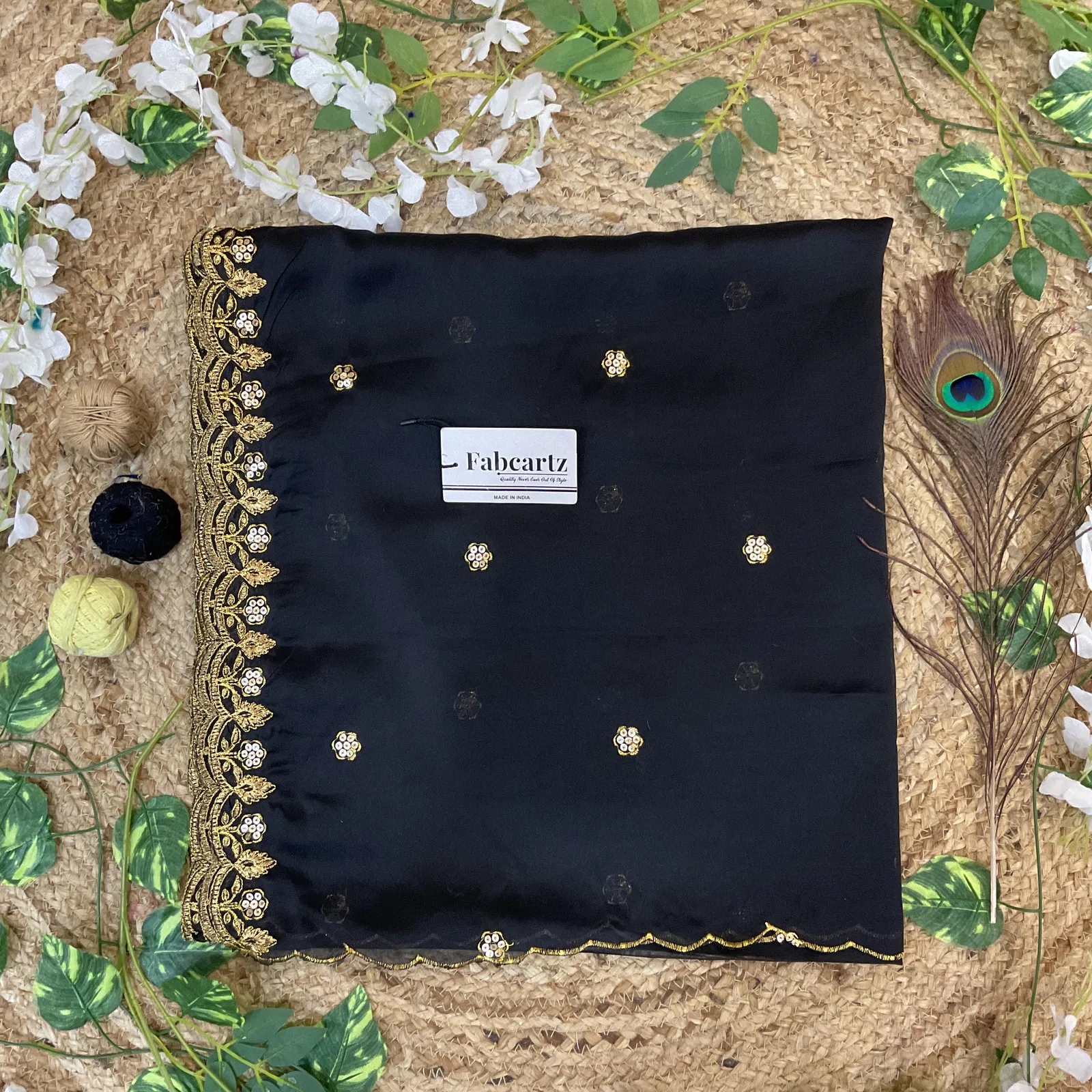 Beautiful Embroidery work Rangoli Dupatta for women | Only Dupatta PihuSudhaDup - Image 10