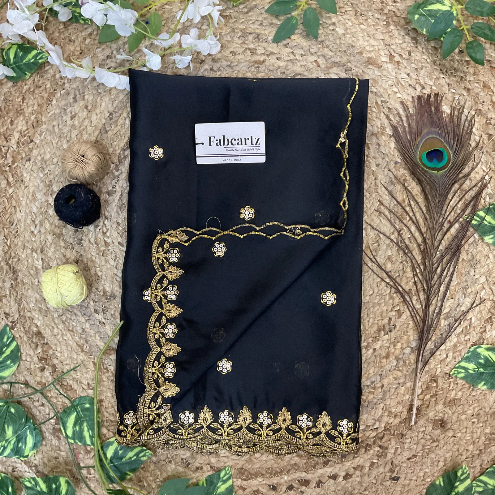 Beautiful Embroidery work Rangoli Dupatta for women | Only Dupatta PihuSudhaDup - Image 12