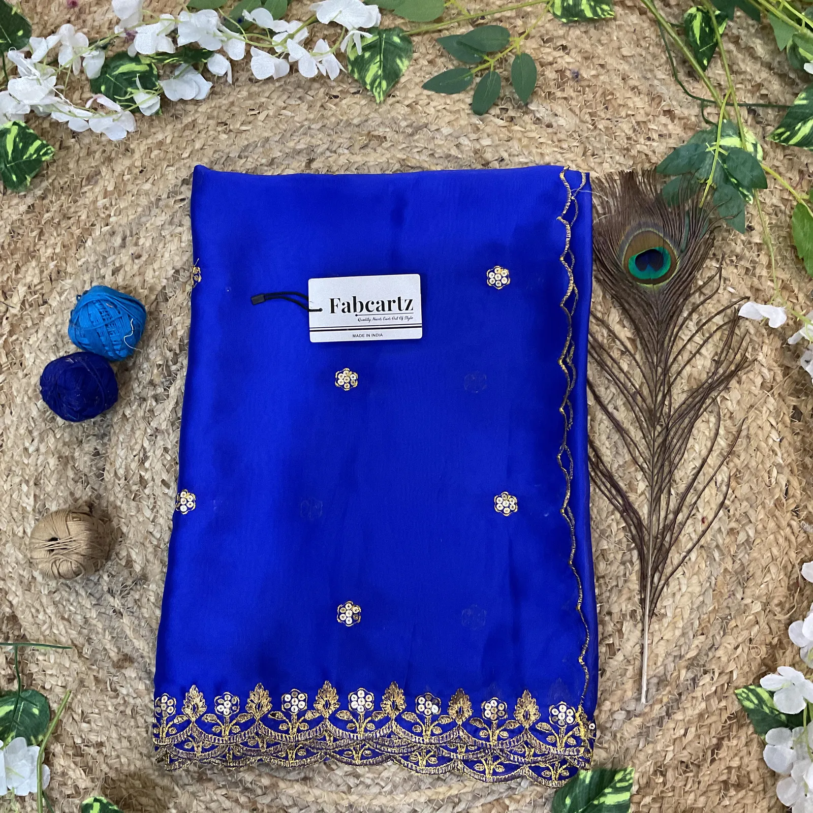 Beautiful Embroidery work Rangoli Dupatta for women | Only Dupatta PihuSudhaDup - Image 19