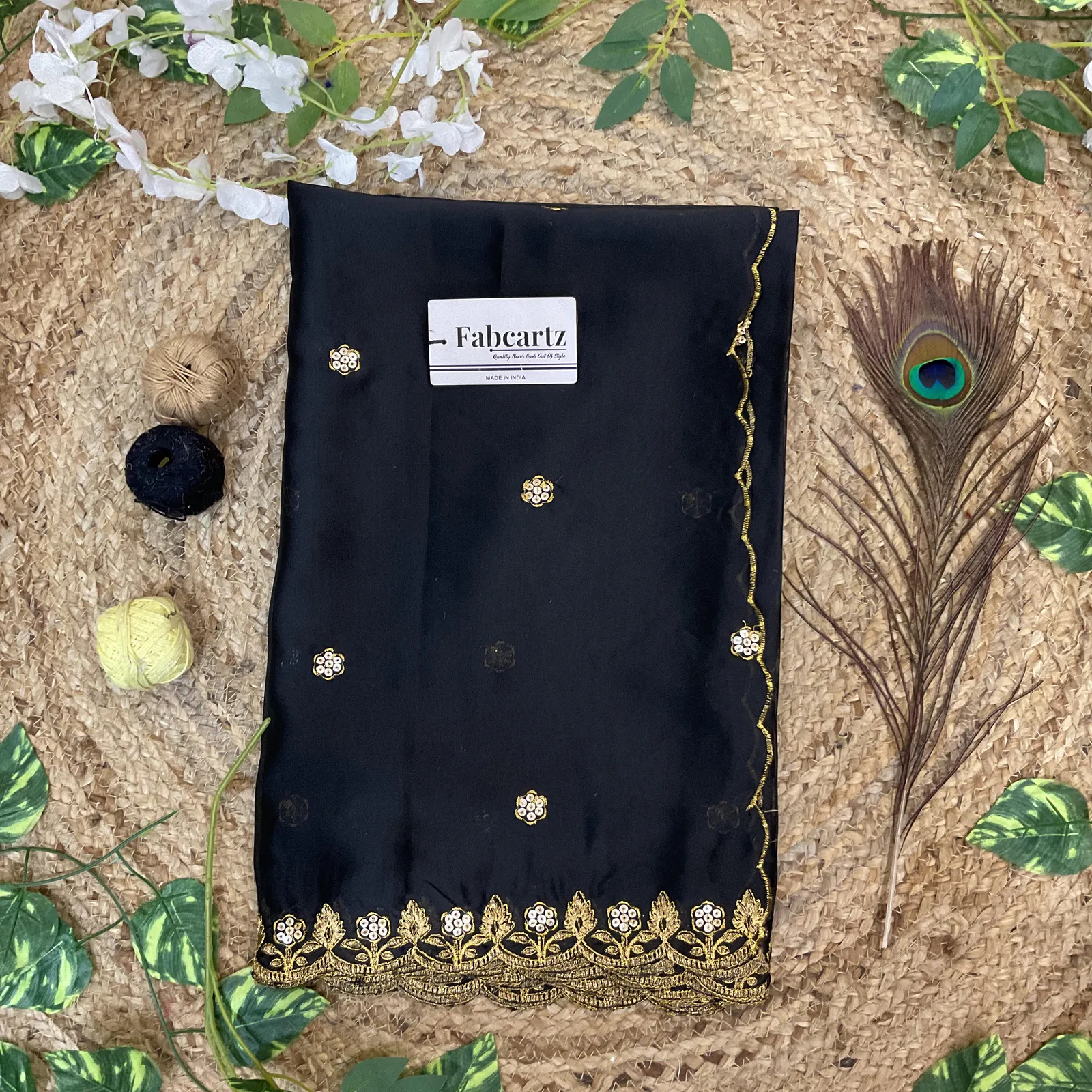 Beautiful Embroidery work Rangoli Dupatta for women | Only Dupatta PihuSudhaDup - Image 9