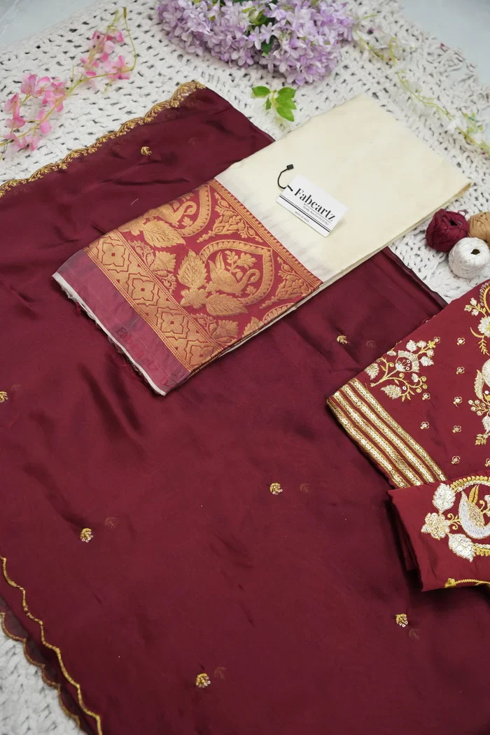 Women's Woven Design zari work Half Saree with Embroidered Blouse and Dupatta Pragna - Image 29