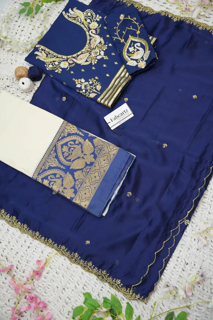 Women's Woven Design zari work Half Saree with Embroidered Blouse and Dupatta Pragna - Image 37
