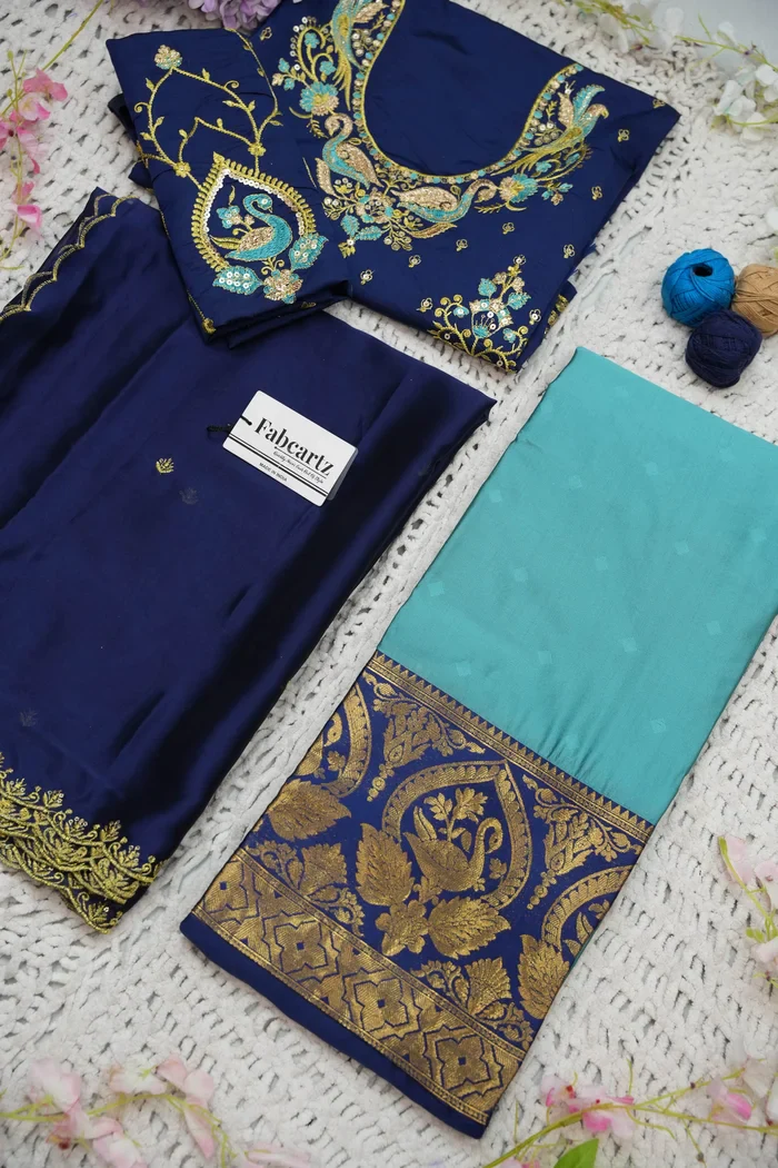 Women's Woven Design zari work Half Saree with Embroidered Blouse and Dupatta Pragna - Image 55