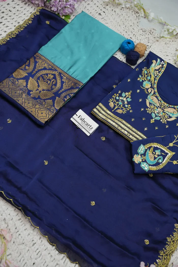 Women's Woven Design zari work Half Saree with Embroidered Blouse and Dupatta Pragna - Image 56