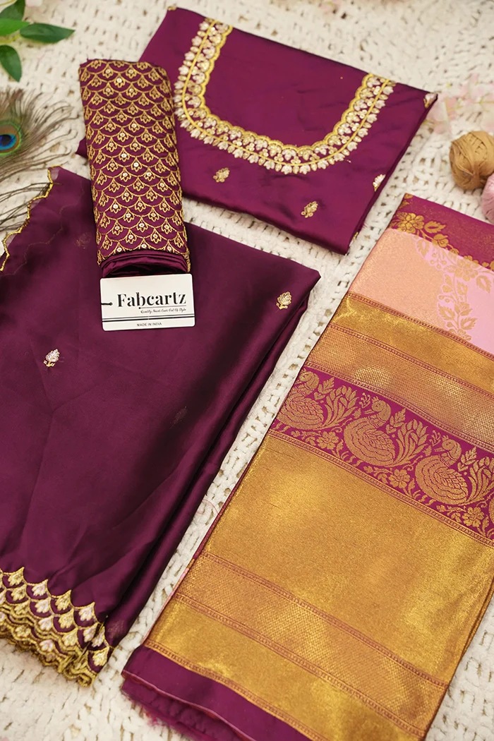 Women's Woven Design zari work Half Saree with Embroidered Blouse and Dupatta Pranavi - Image 52