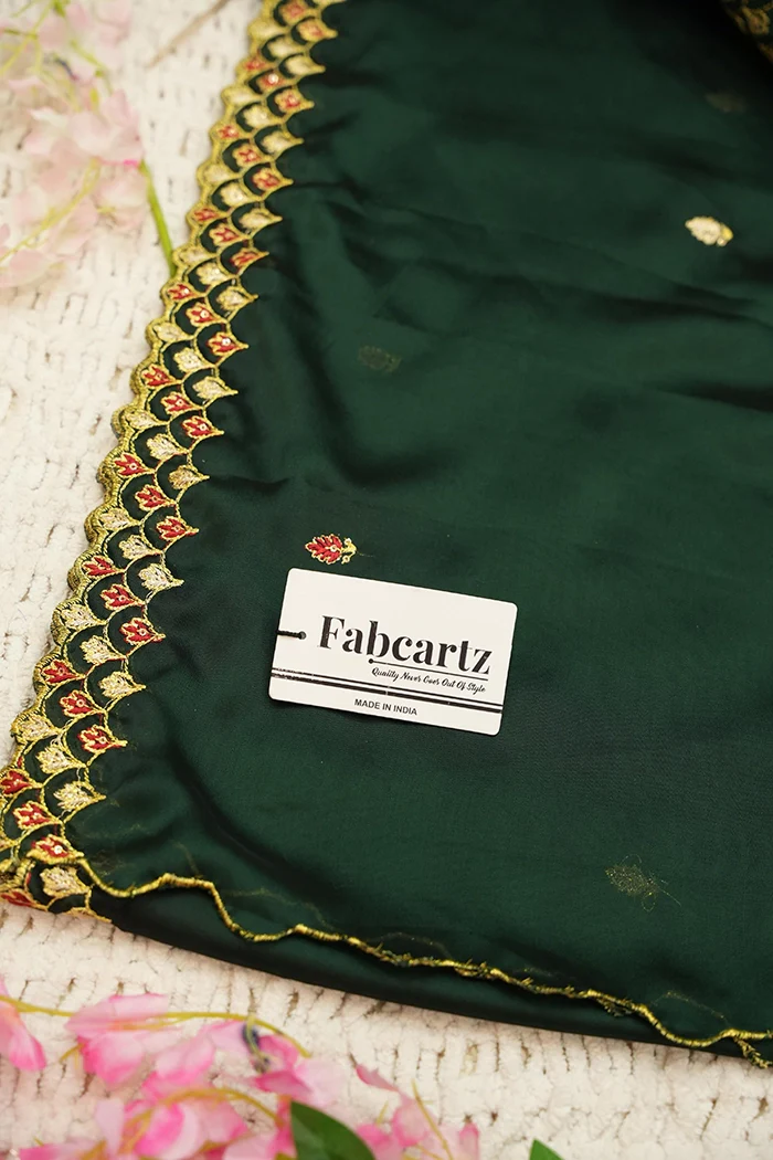 Women's Woven Design zari work Half Saree with Embroidered Blouse and Dupatta Pranavi - Image 75
