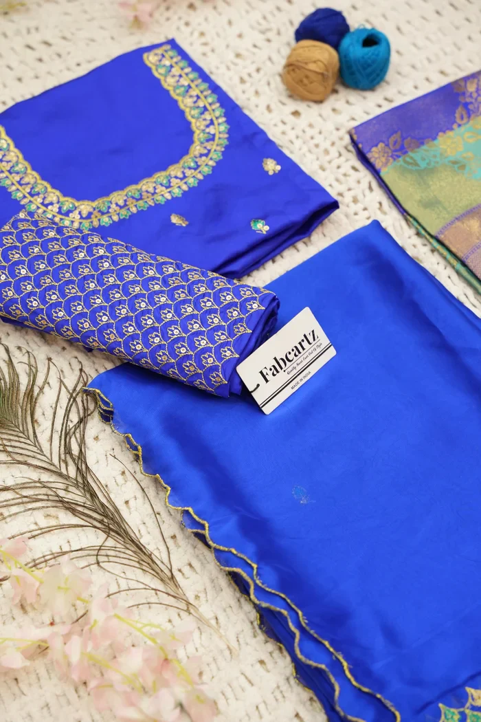 Women's Woven Design zari work Half Saree with Embroidered Blouse and Dupatta Pranavi - Image 32