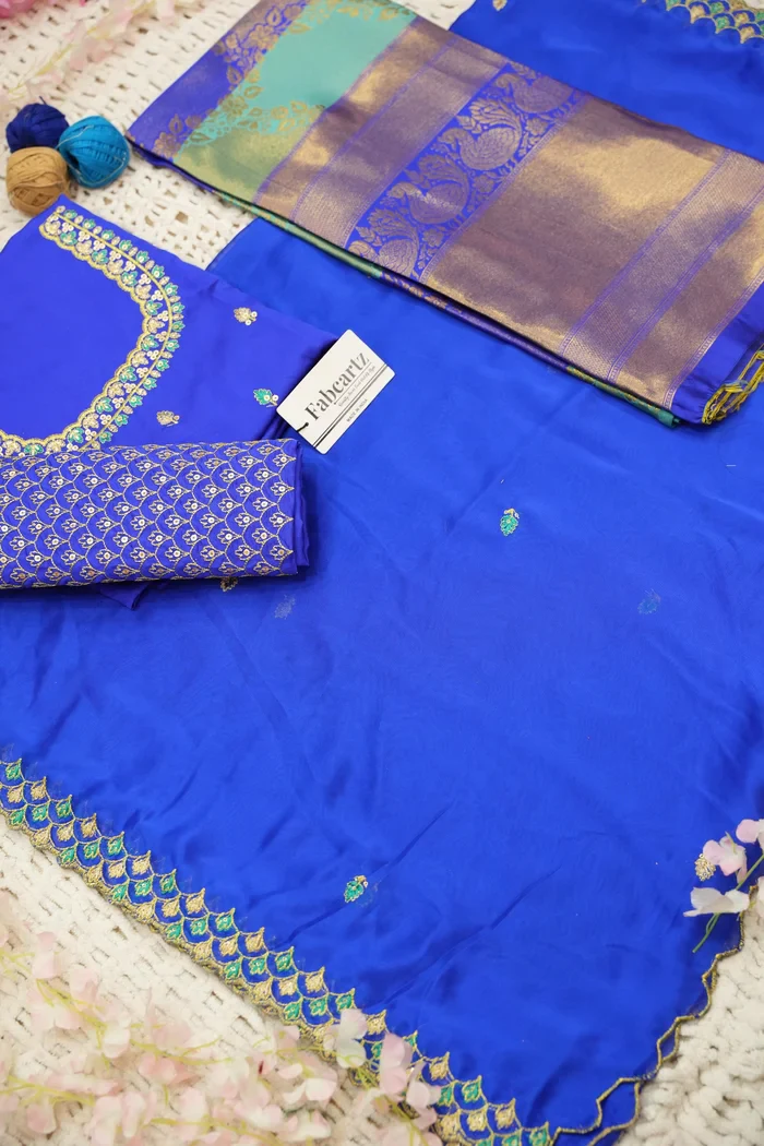 Women's Woven Design zari work Half Saree with Embroidered Blouse and Dupatta Pranavi - Image 36