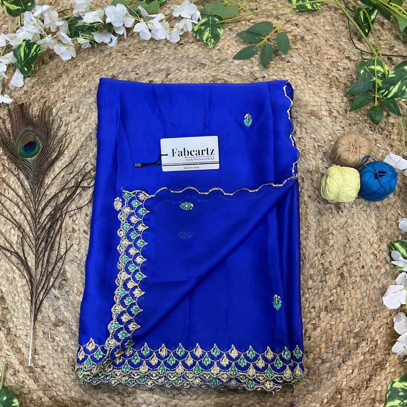 Beautiful Embroidery work Rangoli Dupatta for women | Only Dupatta PranaviDup - Image 14