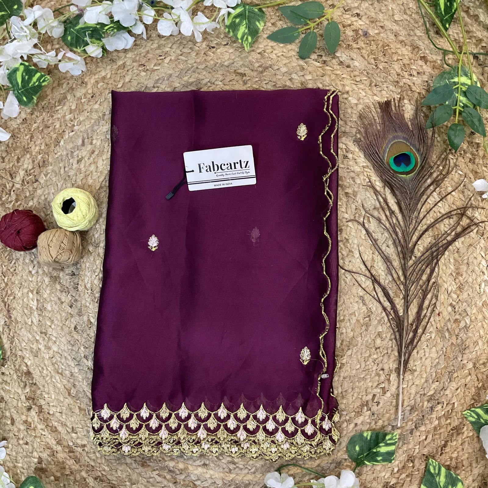 Beautiful Embroidery work Rangoli Dupatta for women | Only Dupatta PranaviDup - Image 16