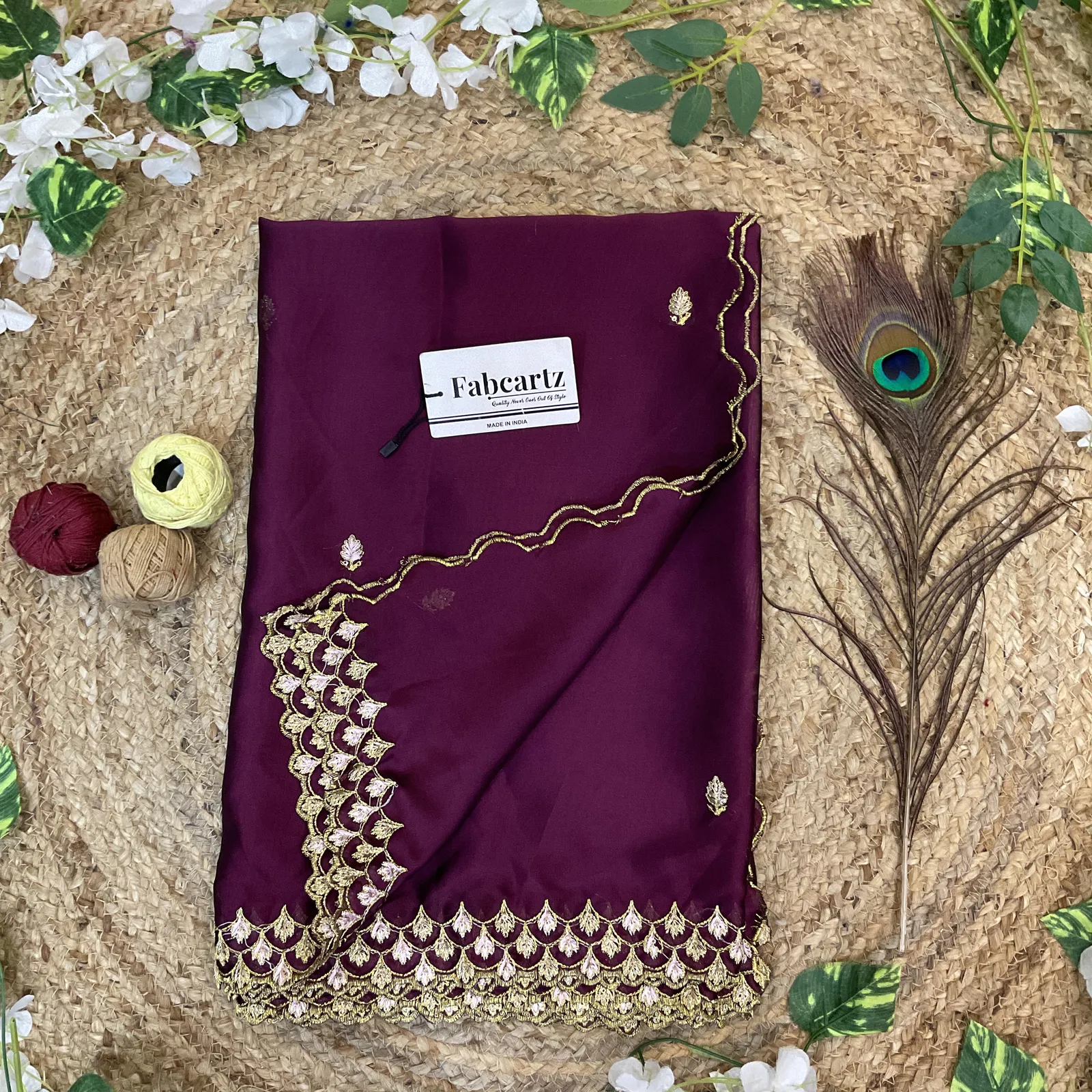 Beautiful Embroidery work Rangoli Dupatta for women | Only Dupatta PranaviDup - Image 19