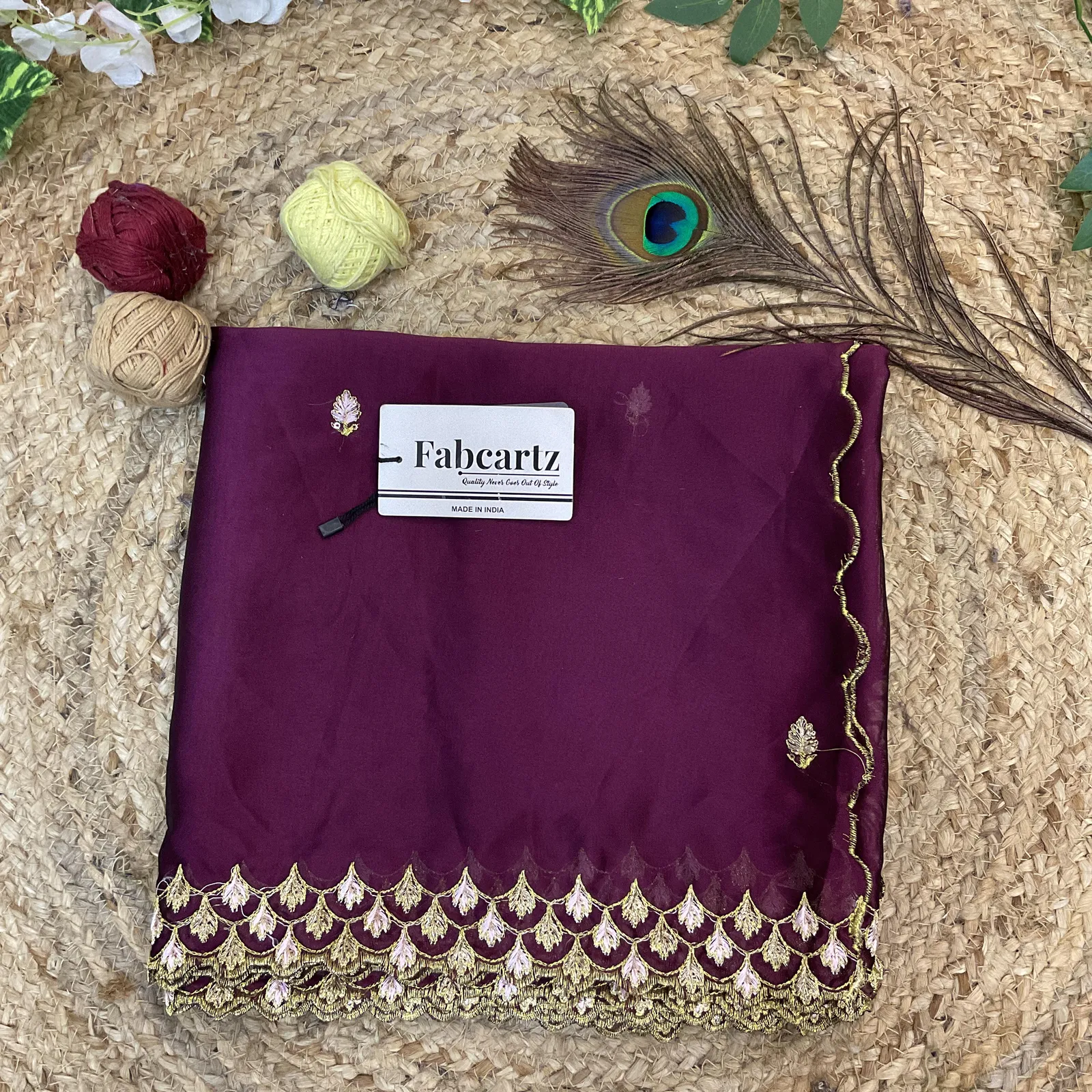 Beautiful Embroidery work Rangoli Dupatta for women | Only Dupatta PranaviDup - Image 20