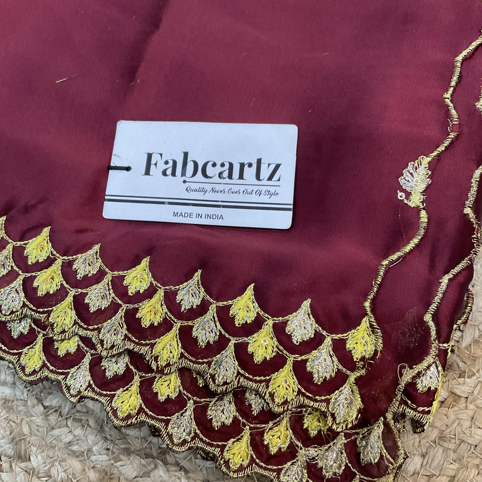 Beautiful Embroidery work Rangoli Dupatta for women | Only Dupatta PranaviDup - Image 8