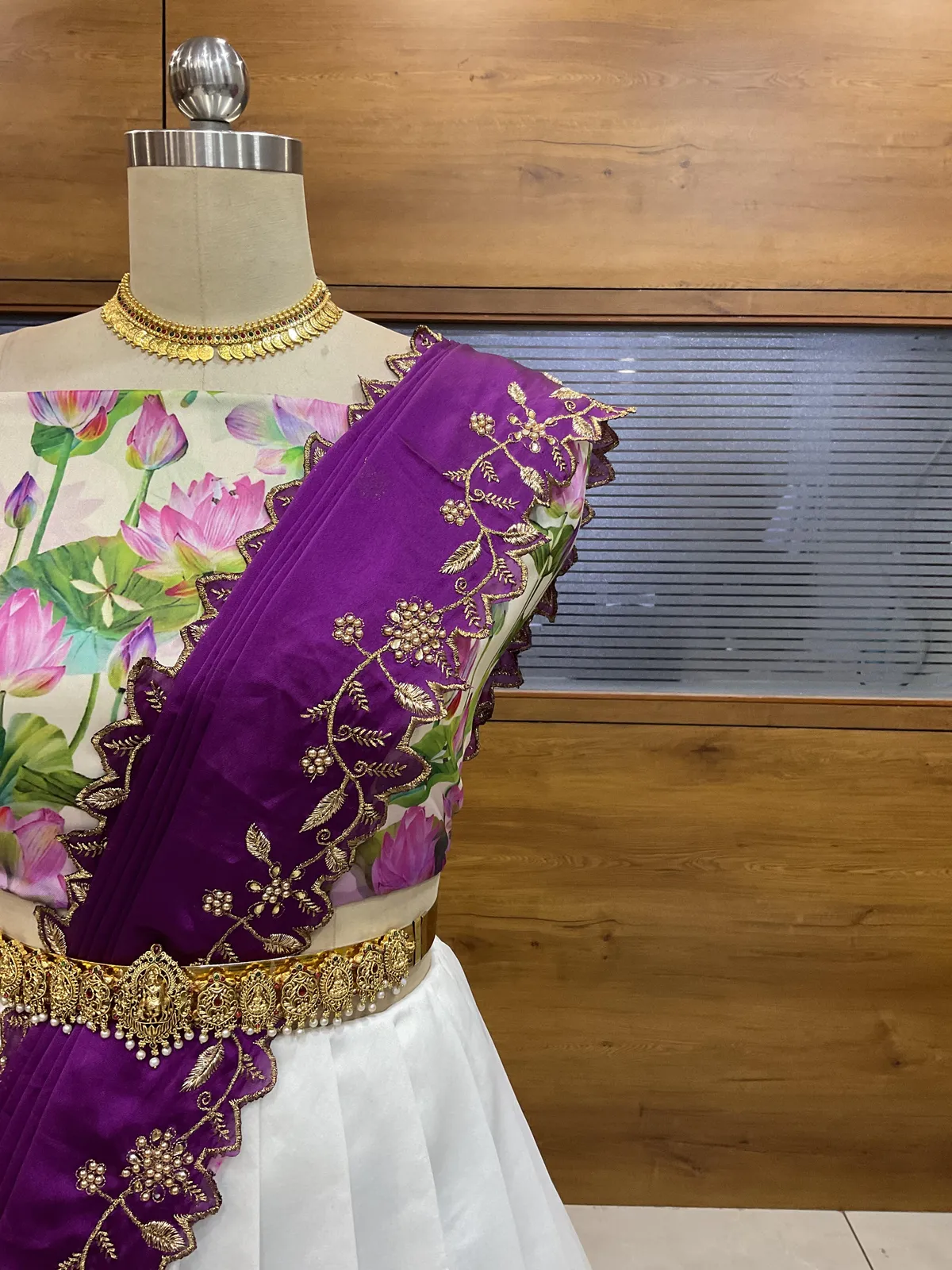 South Indian Festival Traditional Half Saree Prisha - Image 37