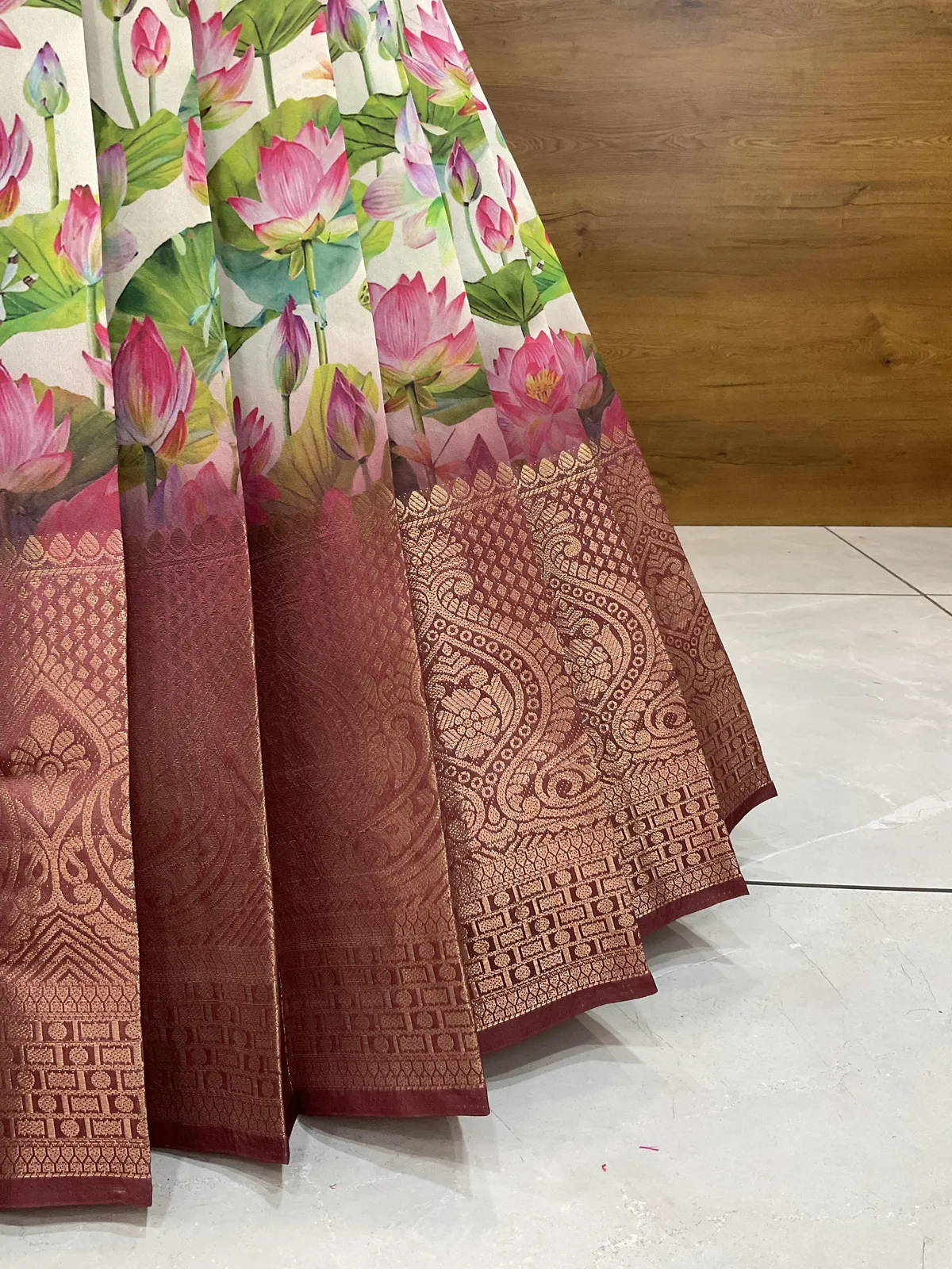 South Indian Festival Traditional Half Saree Prisha - Image 42