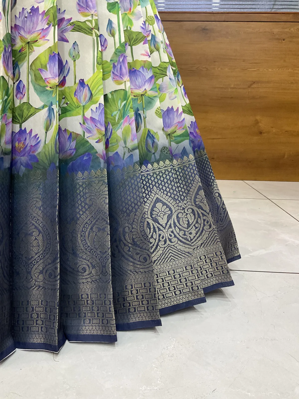 South Indian Festival Traditional Half Saree Prisha - Image 46