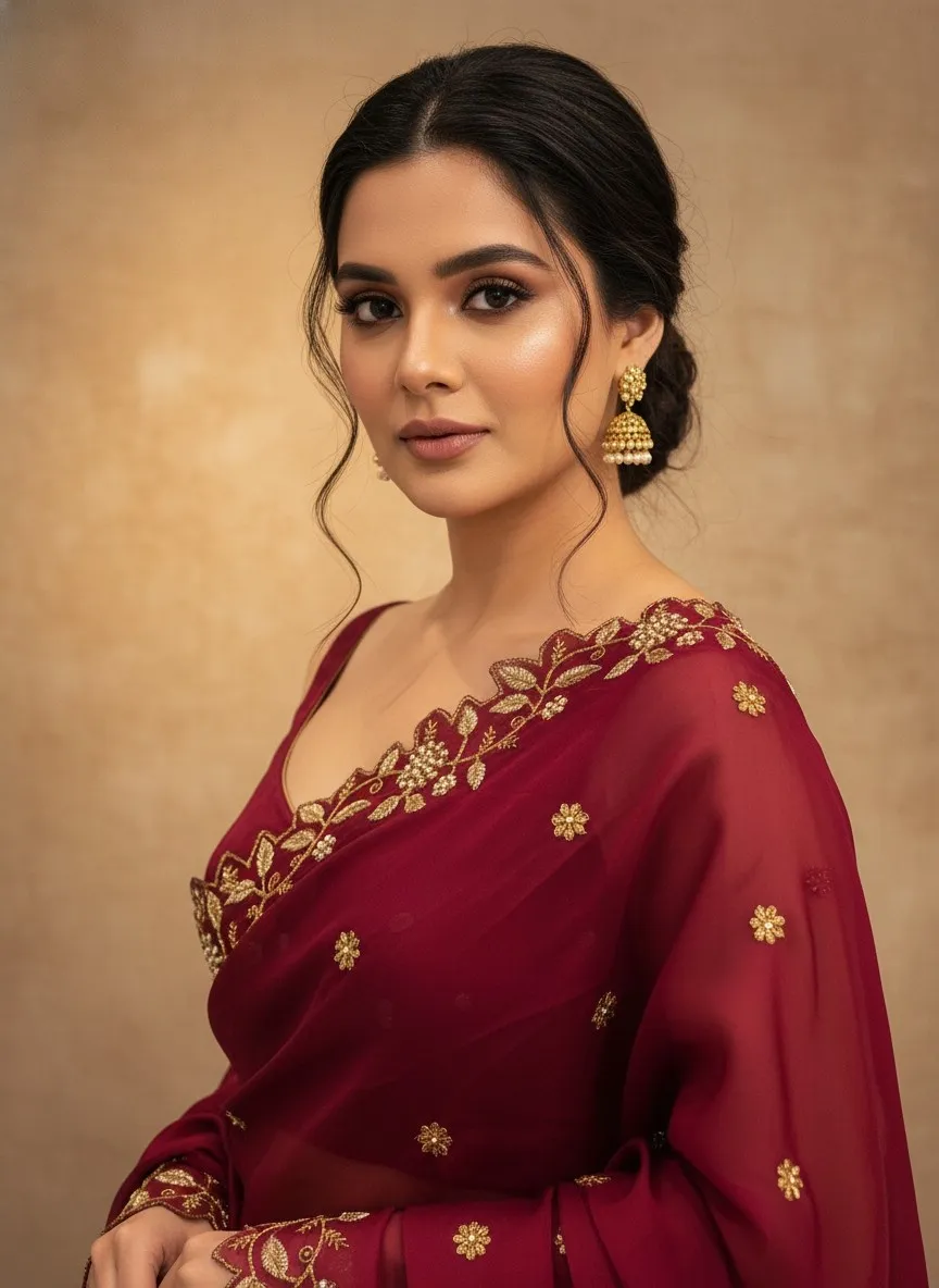 Beautiful Embroidery & Beads work Rangoli Dupatta for women | Only Dupatta RangoliDup - Image 16