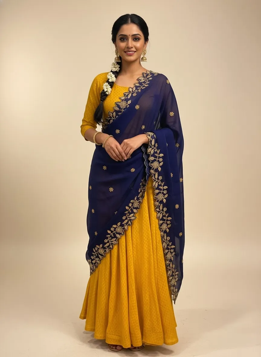 Beautiful Embroidery & Beads work Rangoli Dupatta for women | Only Dupatta RangoliDup - Image 24