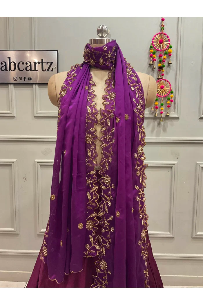 Traditional Embroidery & Beads work Rangoli Dupatta for women | Only Dupatta RangoliDup - Image 8