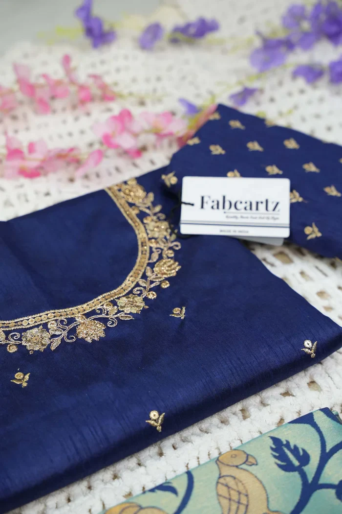 Women's Woven Design zari work Half Saree with Embroidered Blouse and Dupatta Rosie - Image 61