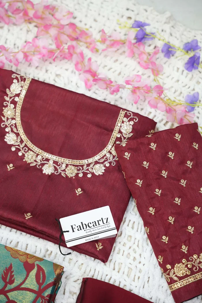Women's Woven Design zari work Half Saree with Embroidered Blouse and Dupatta Rosie - Image 72
