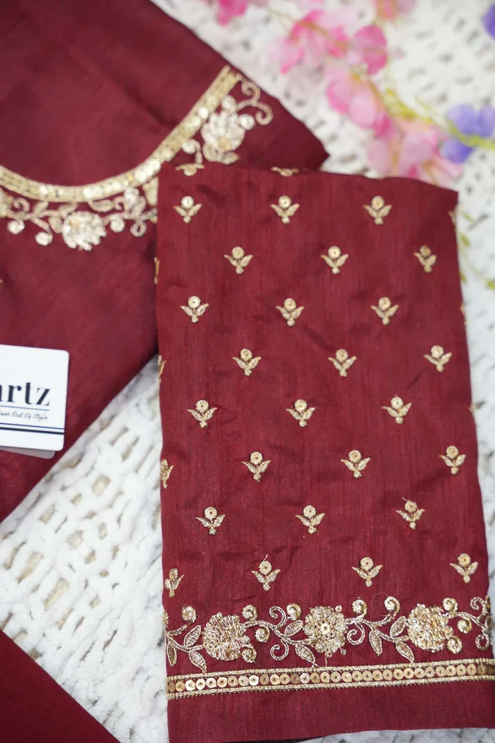 Women's Woven Design zari work Half Saree with Embroidered Blouse and Dupatta Rosie - Image 73