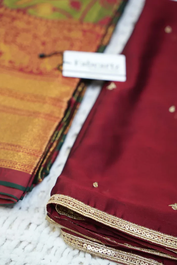 Women's Woven Design zari work Half Saree with Embroidered Blouse and Dupatta Rosie - Image 79