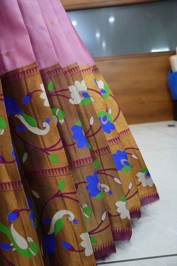 Women's Woven Design zari work Half Saree with Embroidered Blouse and Dupatta Rupmani - Image 4