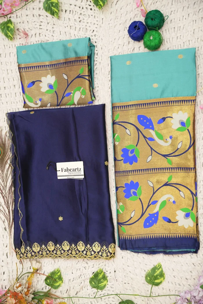 Women's Woven Design zari work Half Saree with Embroidered Blouse and Dupatta Rupmani - Image 52
