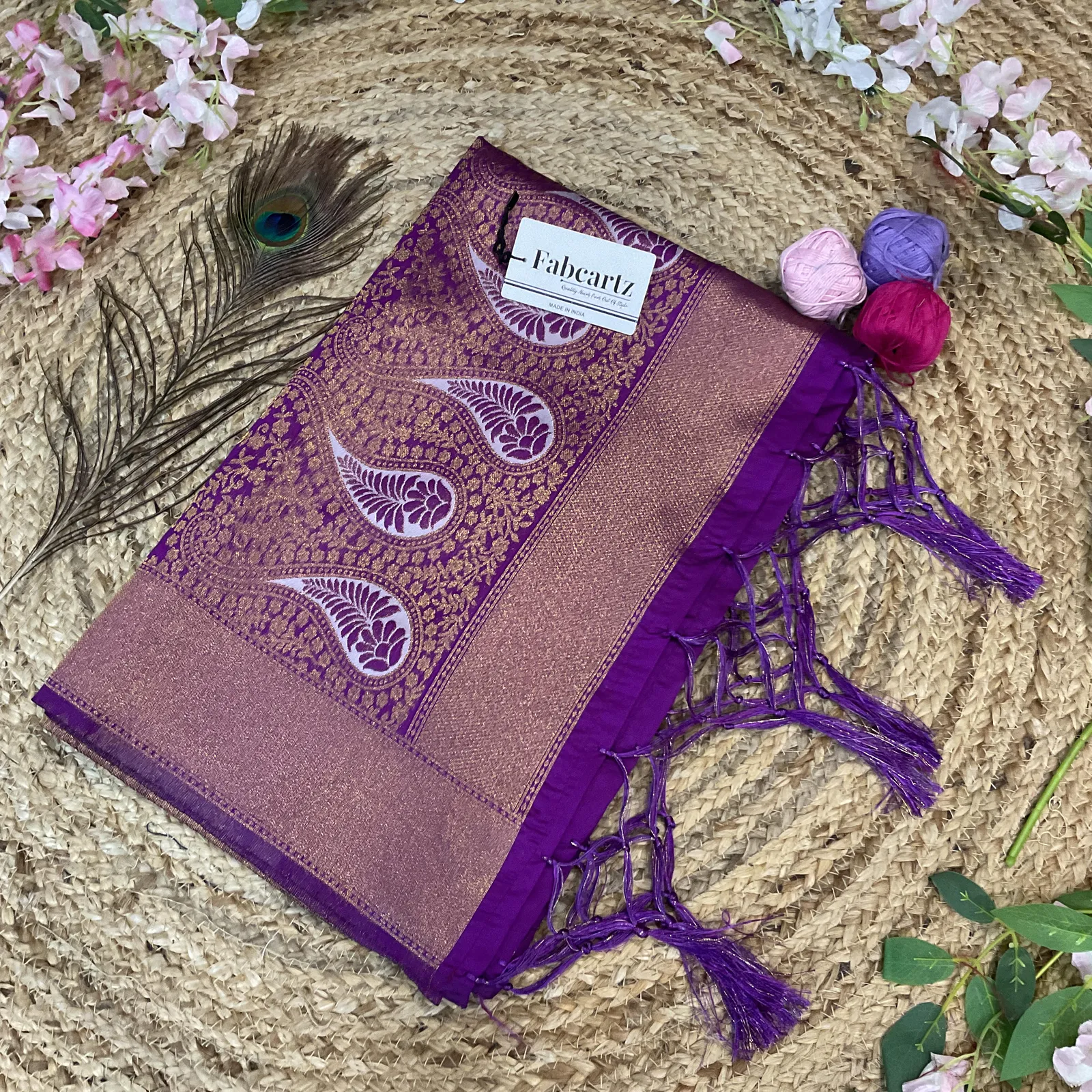 Beautiful Jacquard Woven Design Dupatta for women | Only Dupatta SarojiniDup - Image 3