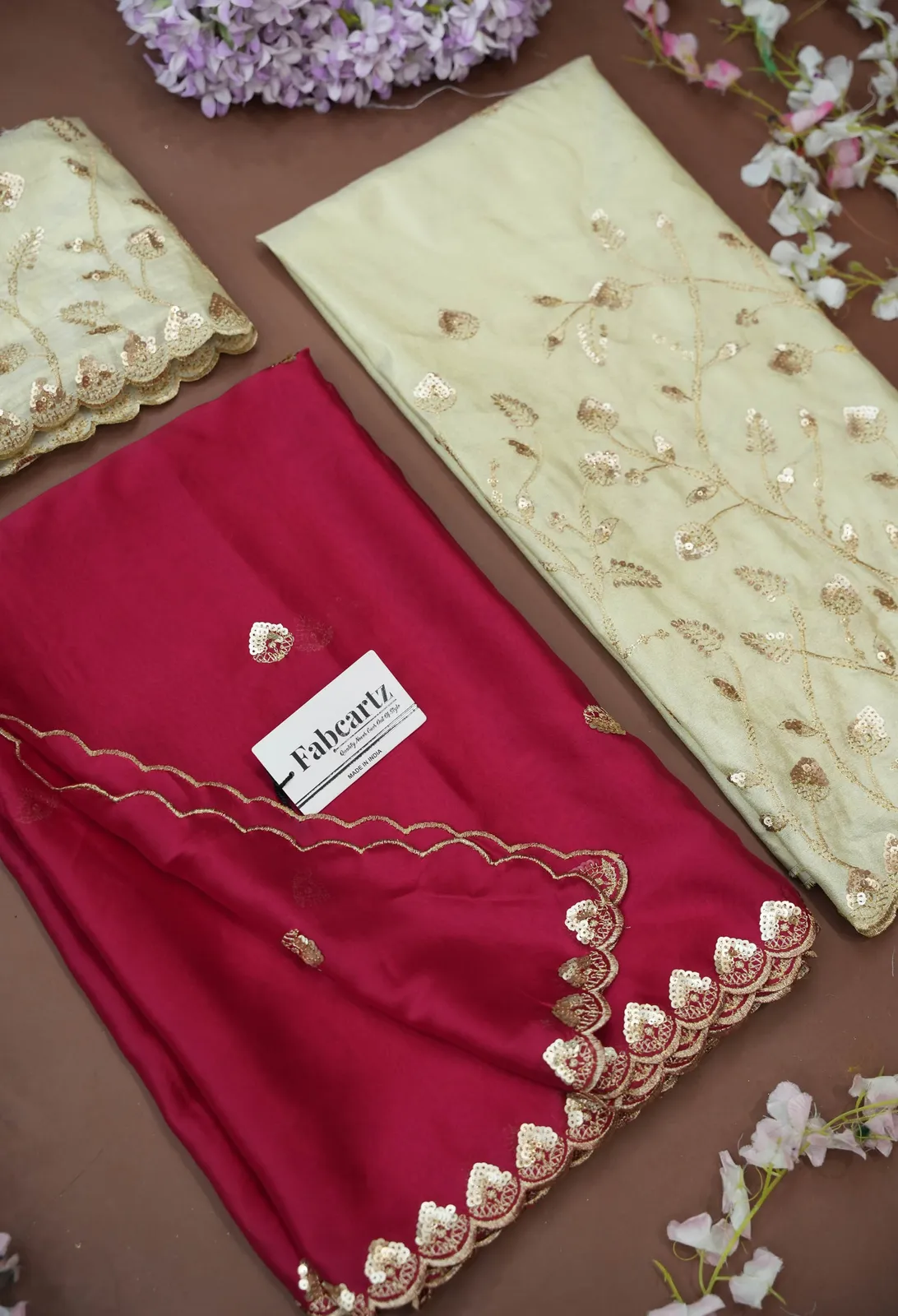 Women's Embroidered Half Saree with Blouse and Dupatta Satyabhumi - Image 70