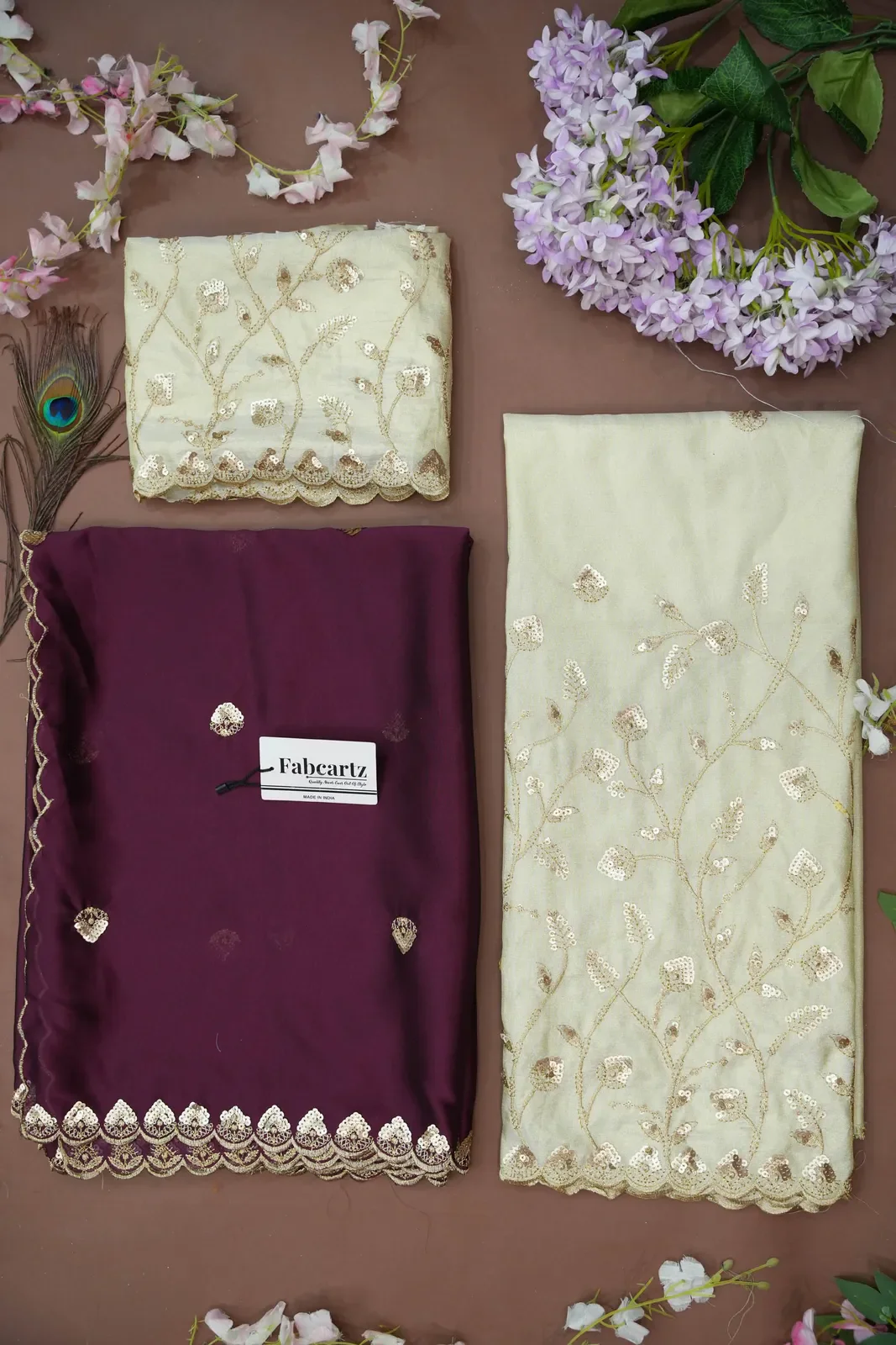 Women's Embroidered Half Saree with Blouse and Dupatta Satyabhumi - Image 84