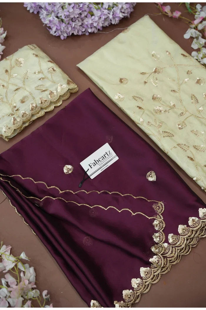 Women's Embroidered Half Saree with Blouse and Dupatta Satyabhumi - Image 69