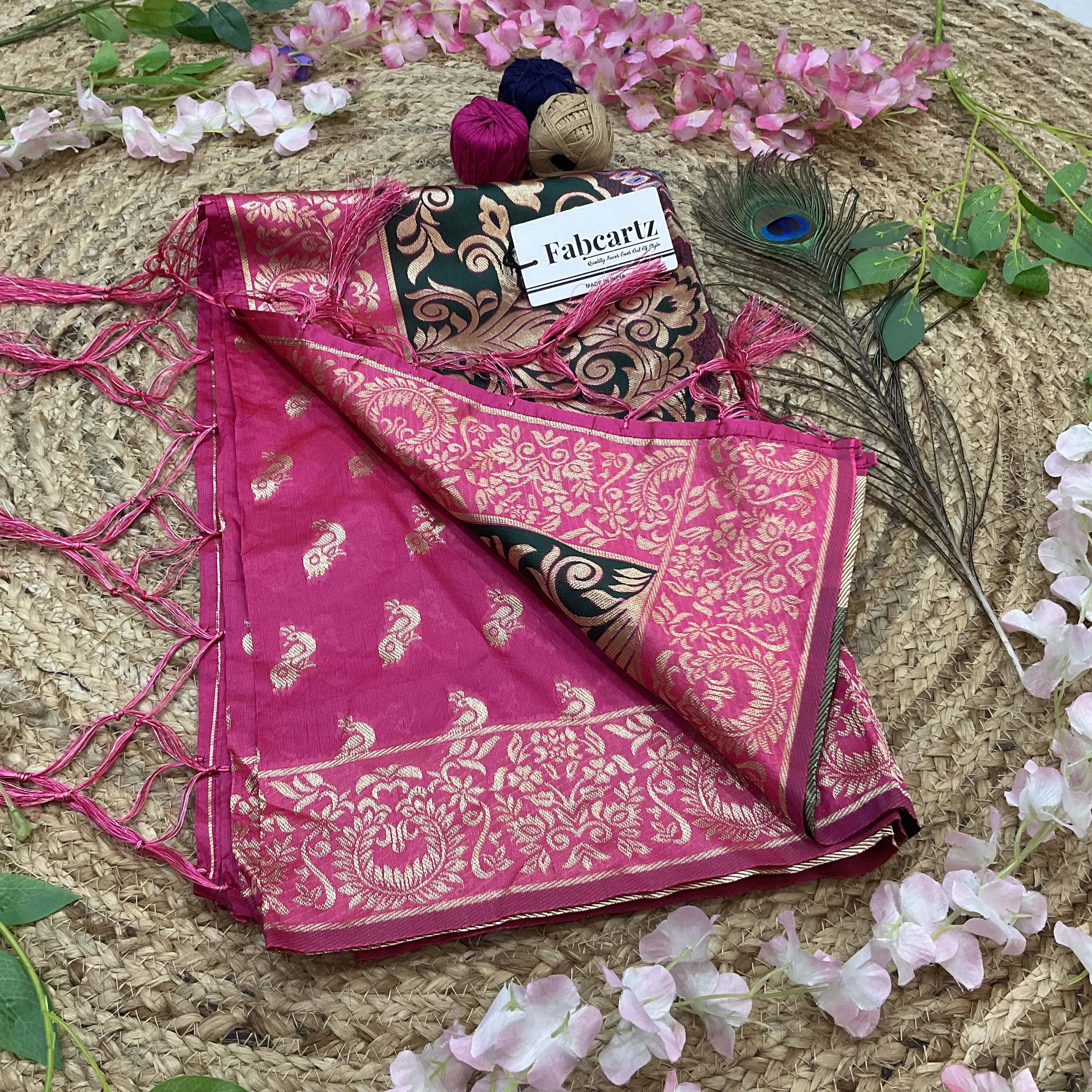 Beautiful Jacquard Woven Design Dupatta for women | Only Dupatta SawanDup - Image 3