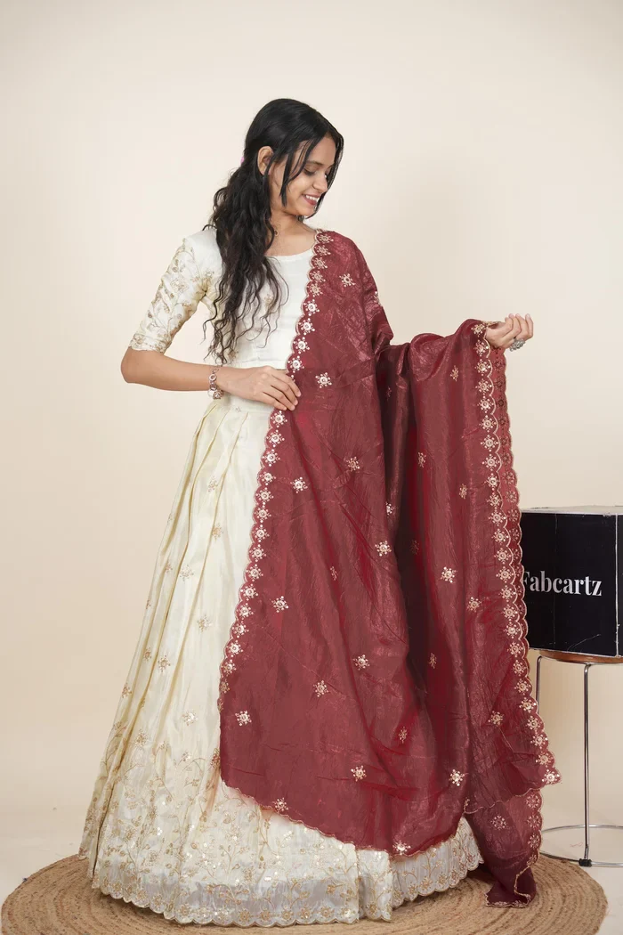 South Indian Festival Traditional Lehenga Choli Shizuka - Image 19