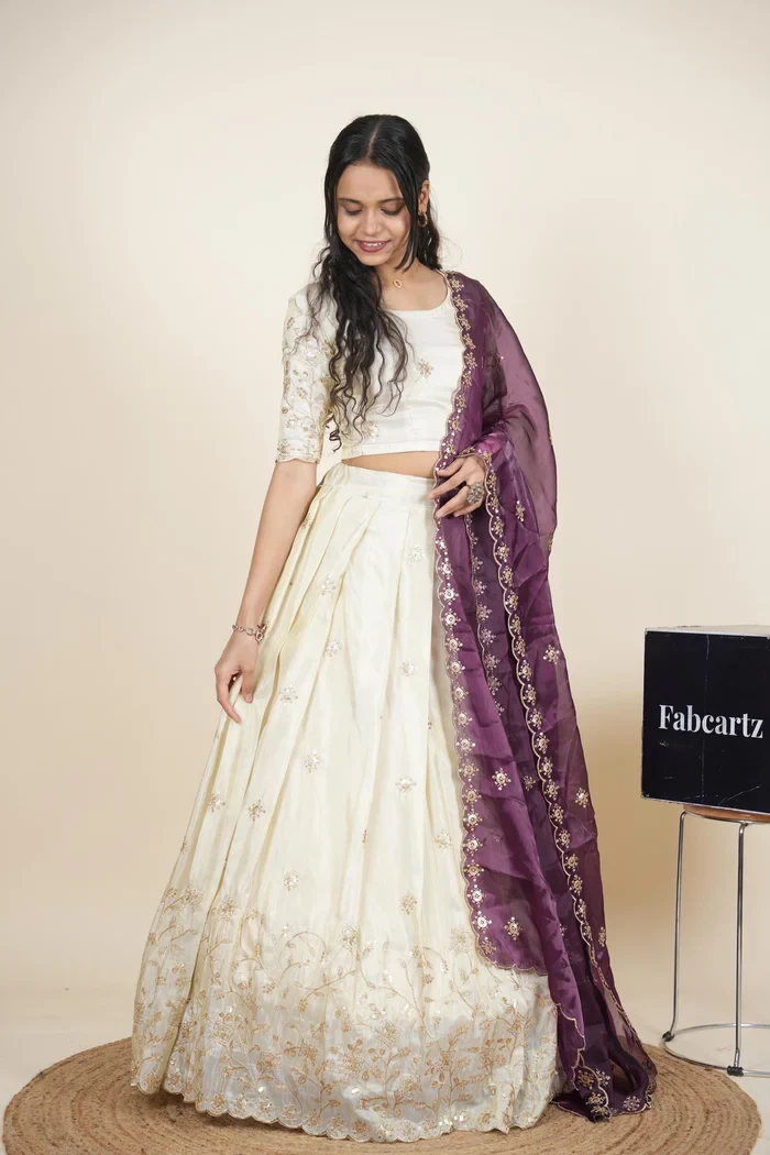 South Indian Festival Traditional Lehenga Choli Shizuka - Image 32