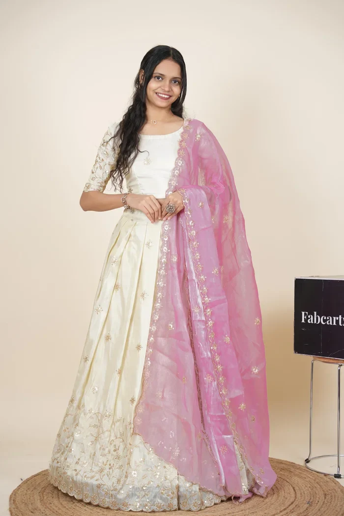 South Indian Festival Traditional Lehenga Choli Shizuka - Image 37