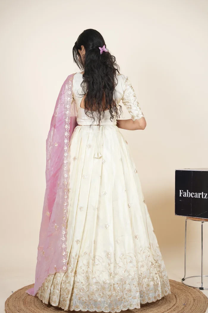 South Indian Festival Traditional Lehenga Choli Shizuka - Image 38