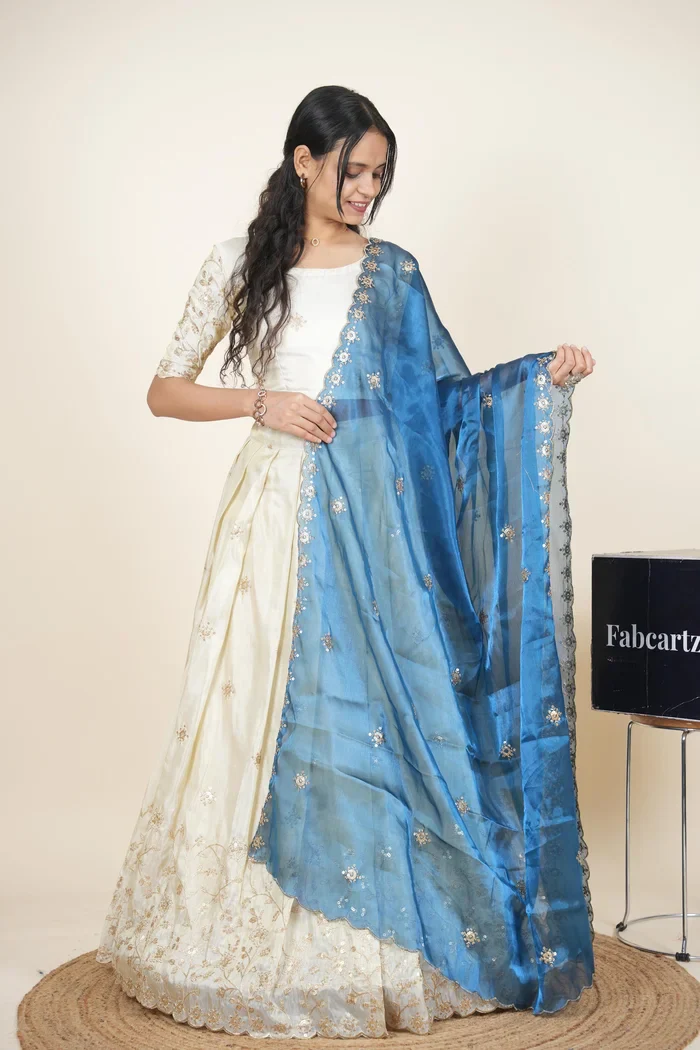South Indian Festival Traditional Lehenga Choli Shizuka - Image 46