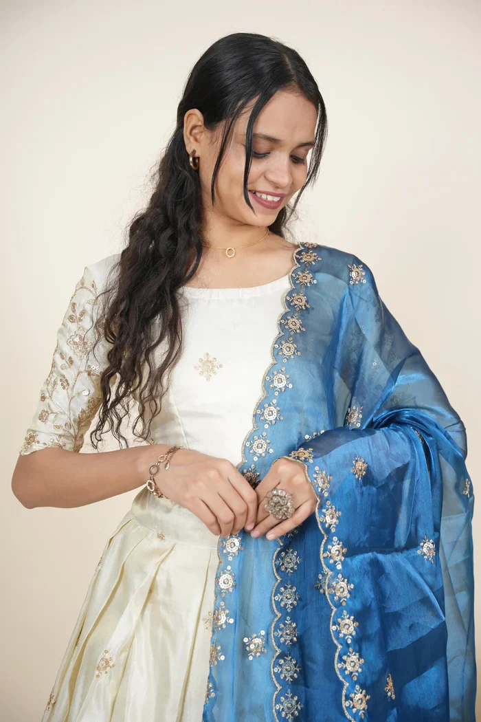 South Indian Festival Traditional Lehenga Choli Shizuka - Image 49