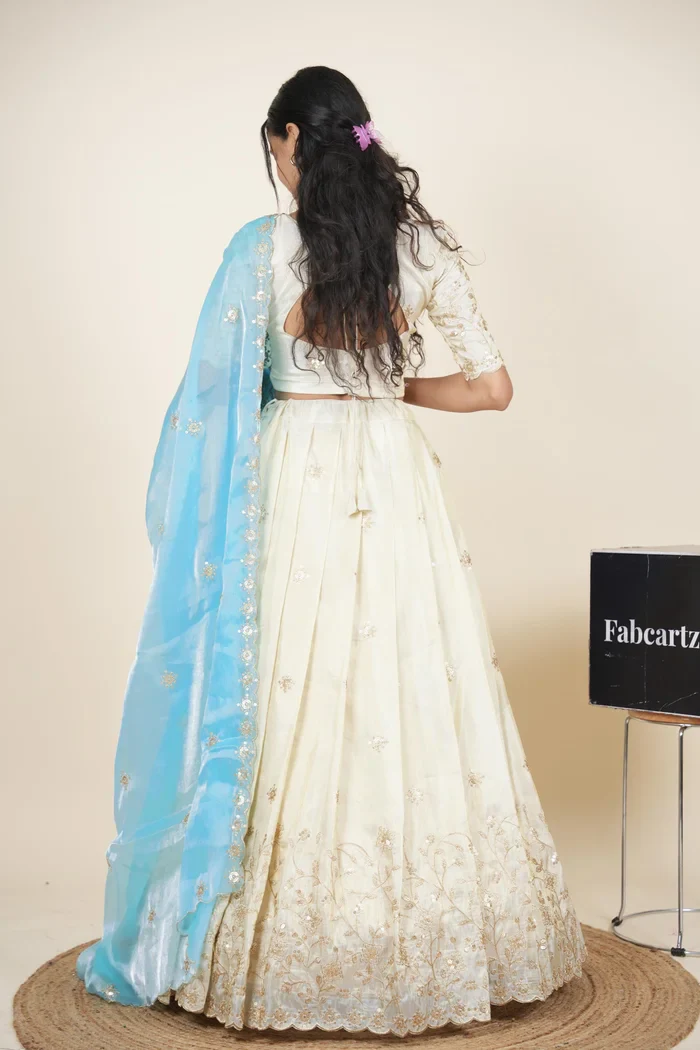South Indian Festival Traditional Lehenga Choli Shizuka - Image 52