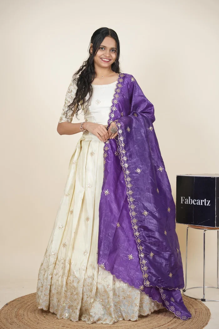 South Indian Festival Traditional Lehenga Choli Shizuka - Image 58
