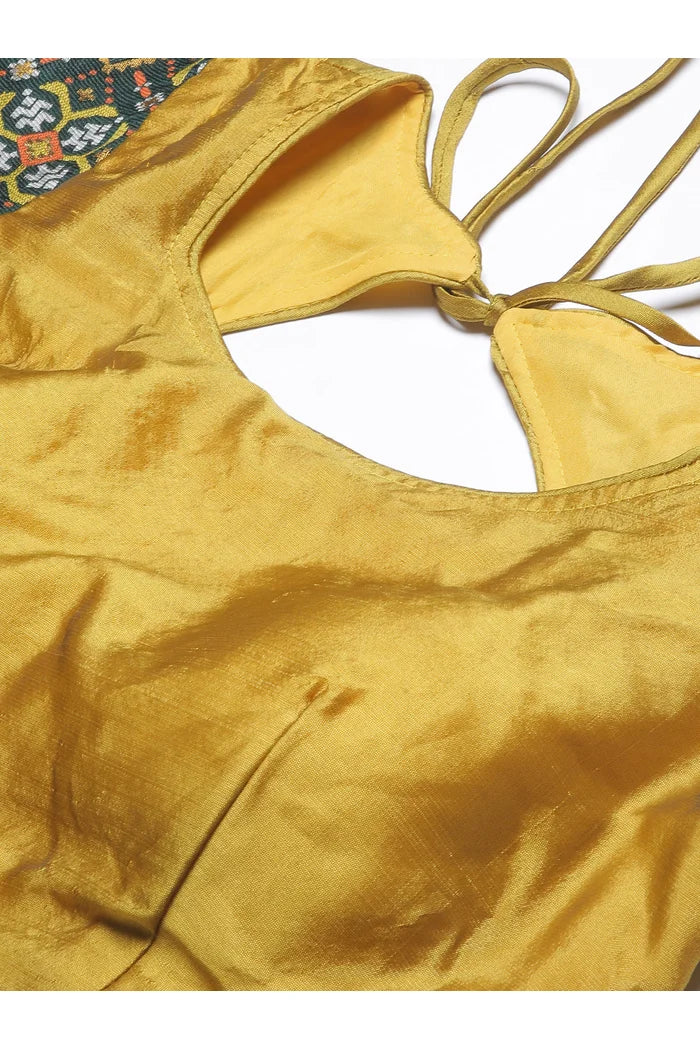 South Indian Festival Traditional Half Saree Patola - Image 25