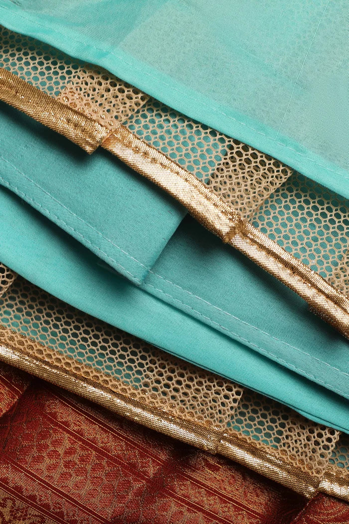 South Indian Festival Traditional Half Saree VedPattu - Image 22